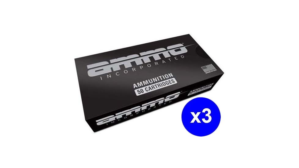 Ammo, Inc. .380 Auto 100 Grain Total Metal Case Brass Cased Centerfire Pistol Ammo, 750 Rounds