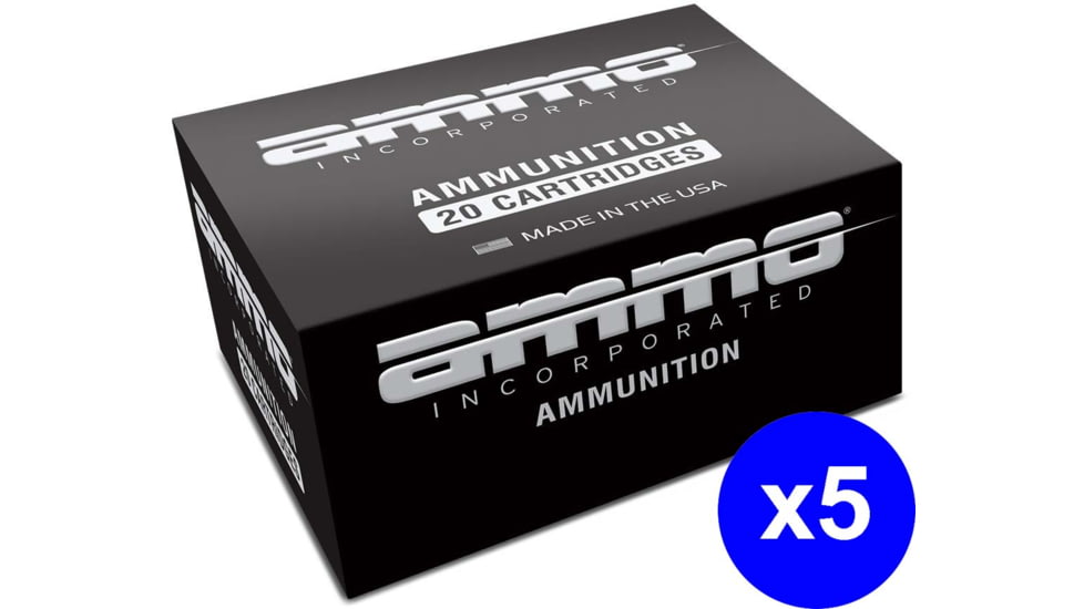 Ammo, Inc. Signature .380 ACP 90 grain Jacketed Hollow Point Brass Cased Centerfire Pistol Ammo, 100 Rounds