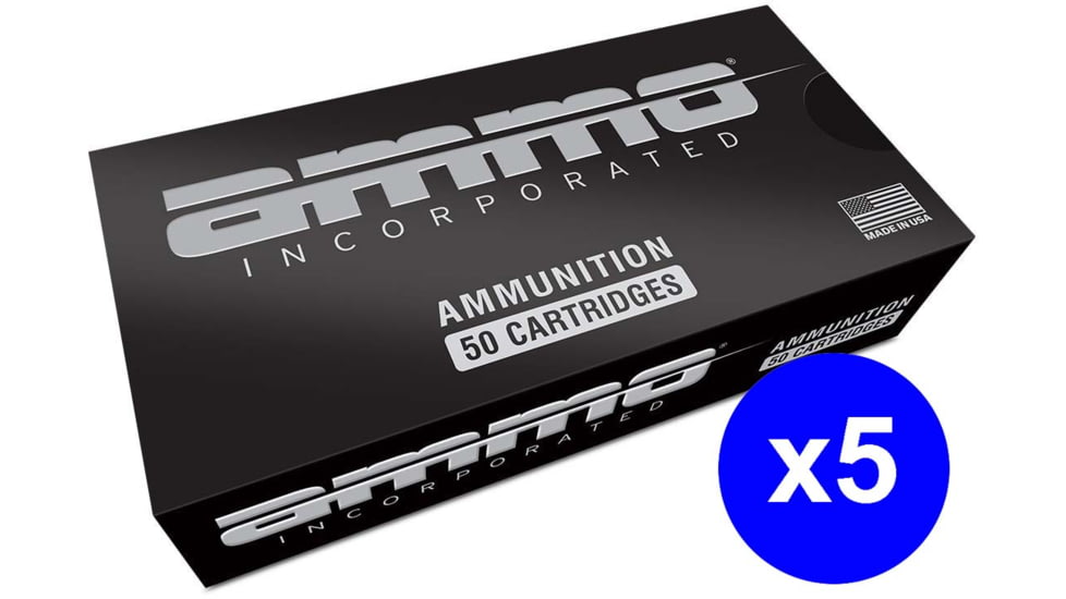 Ammo, Inc. Signature 9mm Luger 115 grain Total Metal Jacket Brass Cased Centerfire Pistol Ammo, 250 Rounds