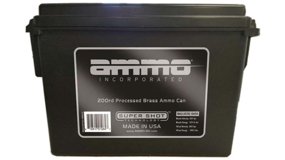 Ammo, Inc. Signature .40 S&amp;W 180 grain Total Metal Jacket Brass Cased Centerfire Pistol Ammo, 200 Rounds, 40180TMC-RB200