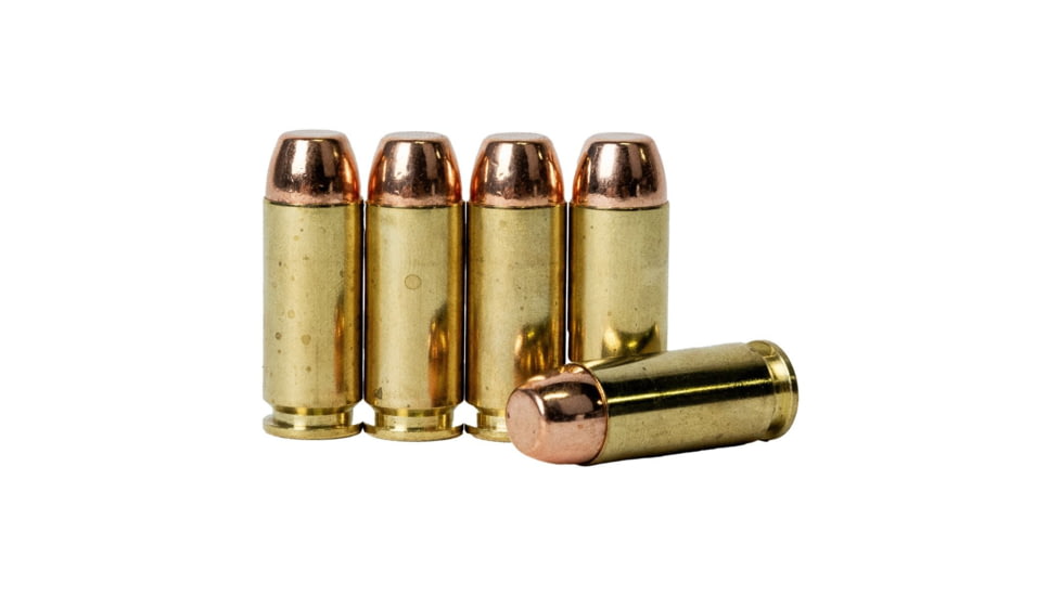 Ammo, Inc. TMC 10mm 180 Grain TMC Brass Cased Pistol Ammo, 150 Rounds, 10180TMC-A150