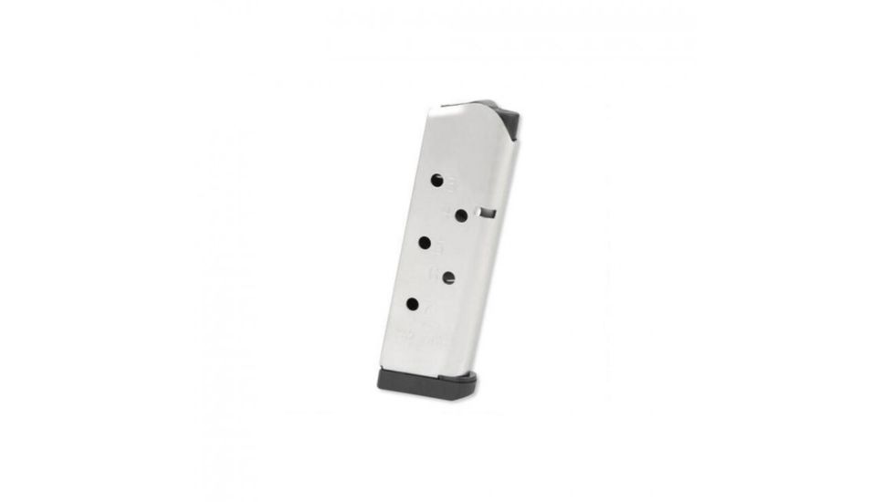 Ammunition Storage Components 1911 .45 7-Round Nat Stainless Steel Magazine, Overmld, Flr, Plt, 7191145NSSOM
