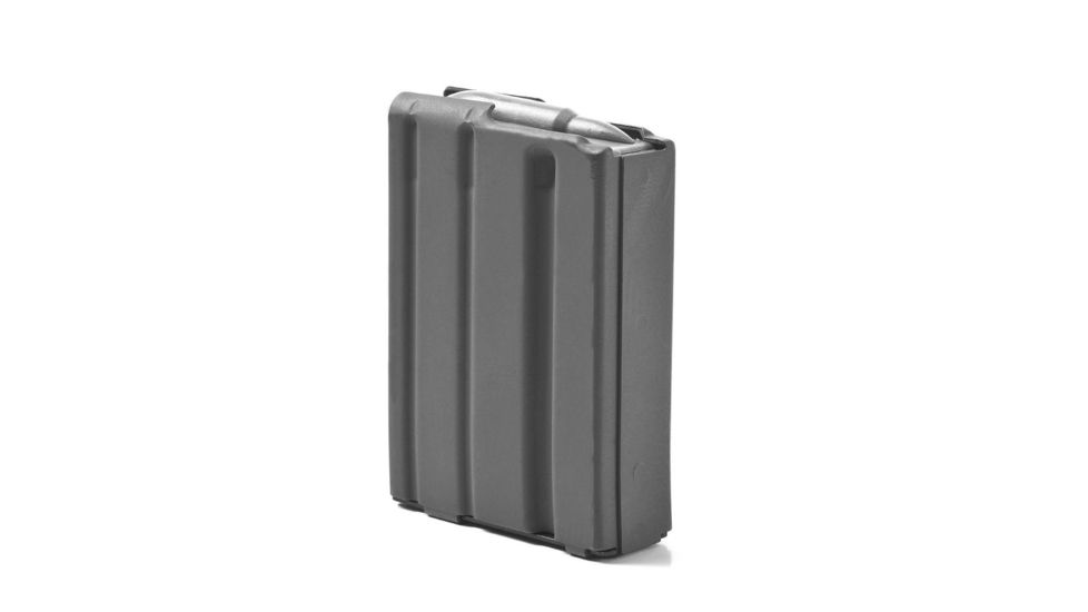 Ammunition Storage Components AR-15 .223/5.56 Aluminum 10-Round Magazine, Gray Moly/ Gray Follower ASC10223ALGMGASC
