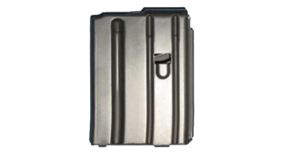 Ammunition Storage Components AR-15 .223 Aluminum 5-Round Magazine, Grey Moly/Orange Follower ASC5223ALGMOASC