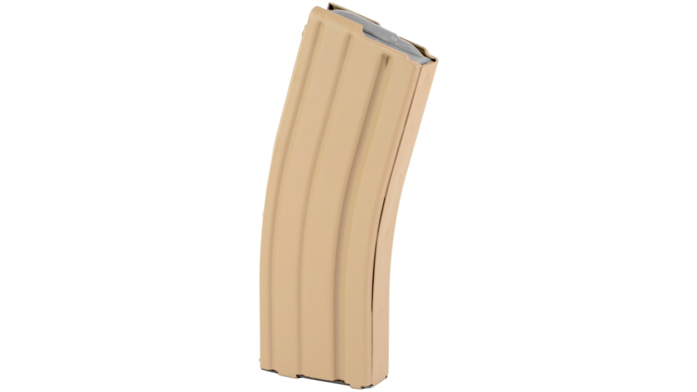 Ammunition Storage Components AR-15, .223 Remington, 5.56x45mm NATO 30 Round Rifle Magazine, Flat Dark Earth, 30-223-AL-FDE-G-ASC-30RD