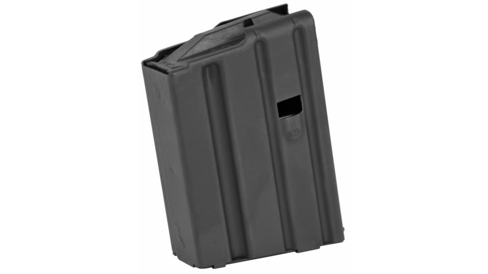 Ammunition Storage Components AR-15 .223/5.56 Stainless Steel 10-Round Magazine, Marlube Black/Black Follower ASC10223SSBMBASC