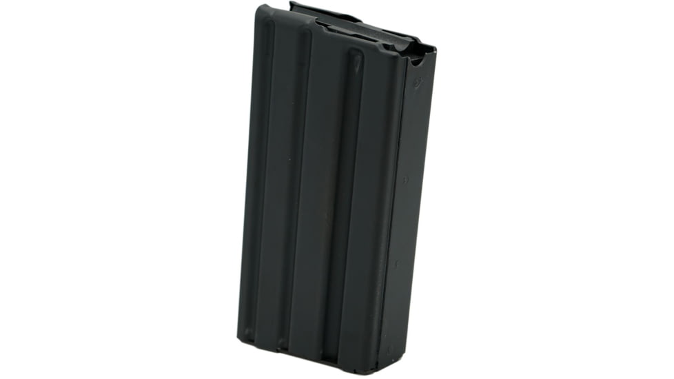 Ammunition Storage Components AR-15 450 Bushmaster Stainless Steel Magazine, 5 Round, Black Marlube/Black Follower, 5-450-SS-BM-B-ASC