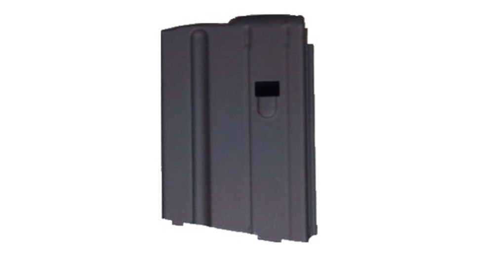 Ammunition Storage Components AR-15 6.8 SPC Stainless Steel 5-Round Magazine, Black Marlube/Grey Follower ASC568SSBMGASC
