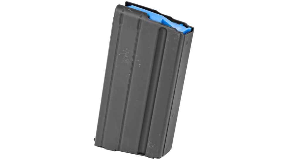 Ammunition Storage Components AR-15/M-16 15 Round Rifle Magazine, 6.5 Grendel, Blued Follower, Black Stainless Steel, 15-65-SS-BM-BL-ASC