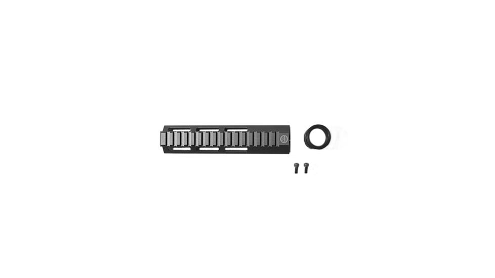 Ammunition Storage Components AR15 7in Free Float MLOK Handguard with Aluminum Barrel Nut, Hardcoat Anodize, Black, AR15-7-MLOK-HG