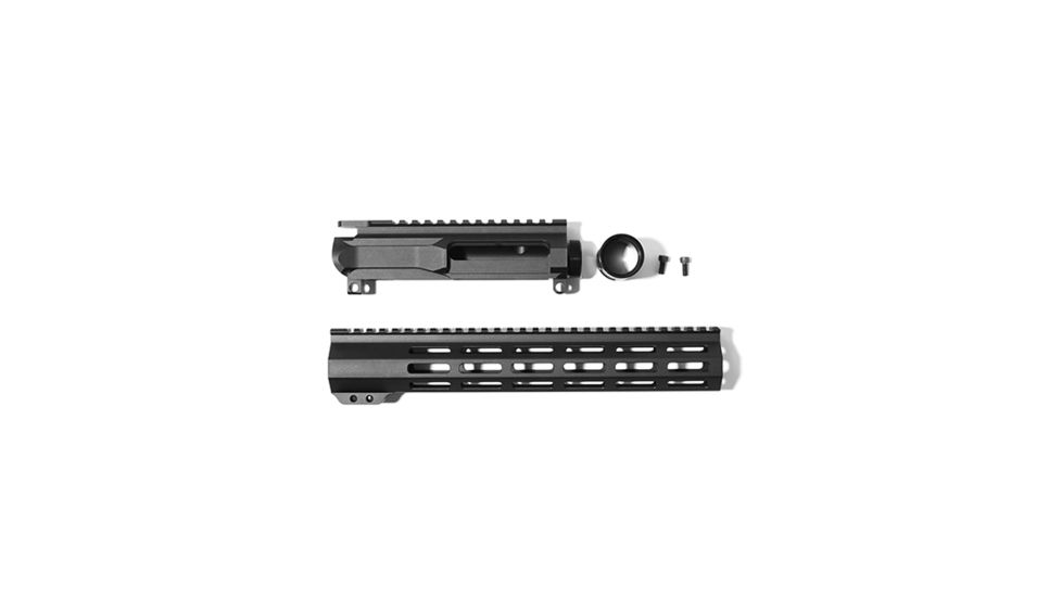 Ammunition Storage Components AR15 Billet Slick Side Upper Receiver, 12in Free Float MLOK Handguard Combo, Black, AR15-BSSU-12-MLOK-HG-Combo