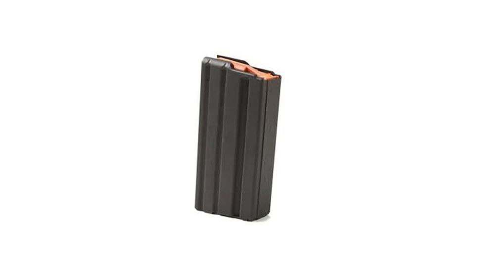 Ammunition Storage Components CASE OF 25 AR-15 .223 ALUMINUM 20 ROUND, BLACK MARLUBE, ORANGE FOLLOWER 3A6F4285, ASC20223ALBMOASC