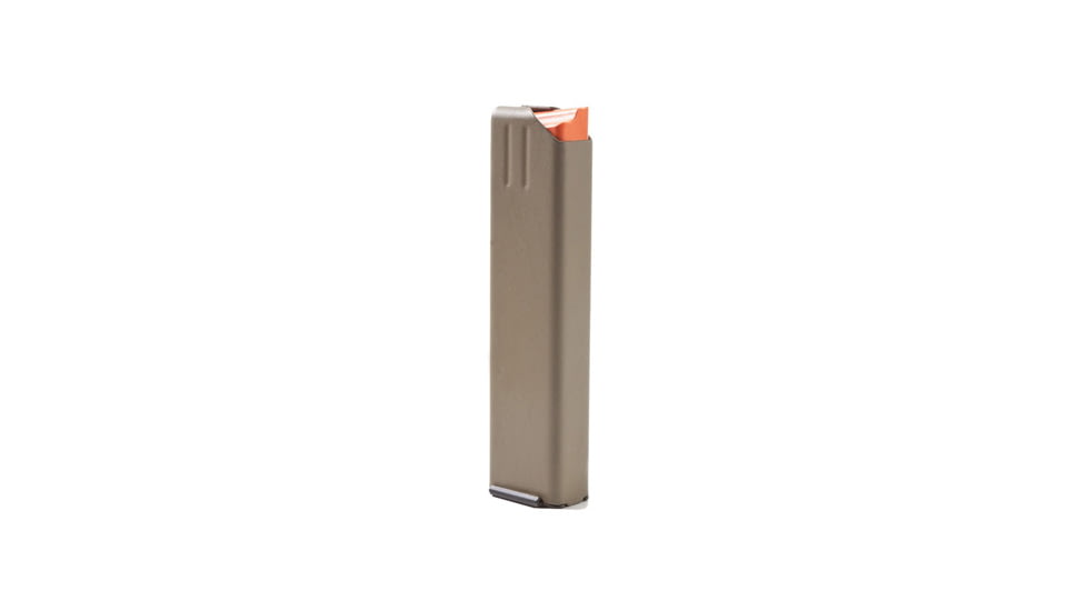 Ammunition Storage Components CASE OF 25 COLT STYLE 9MM MAGAZINE - FDE MARLUBE, ORANGE FOLLOWER, STAINLESS STEEL, 30/RD C5032722, ASC209MMARSSFDEOASC