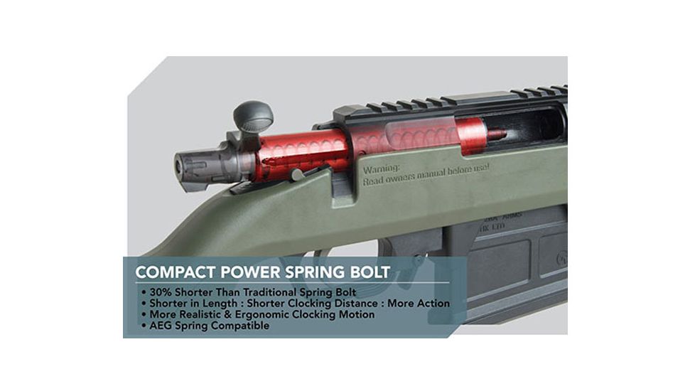 Amoeba AS-01 Striker Airsoft Rifle, OD Green, 2274589