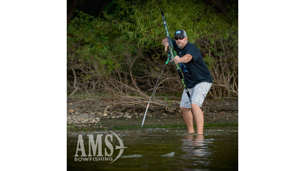 Ams Bowfishing Water Moc Recurve Bow Only Rh Green