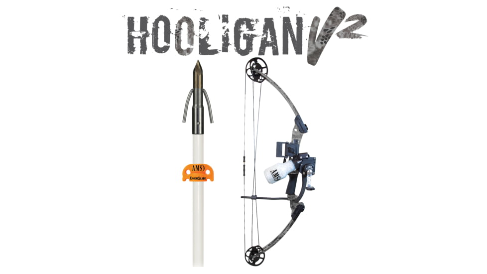 AMS RH Hooligan V2 Bowfishing Bow Kit, B825-RH