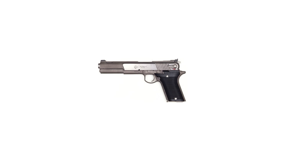 Arcadia Machine &amp; Tool Automag-V Pistol, .50 Action Express, 6.5in barrel, stainless steel frame, grooved Lexan grip, recoil operated semi-automatic, adj. Millett rear sight, 5 round magazine, AMT-AM V-.50 AE-6.5-1-FRRMPG
