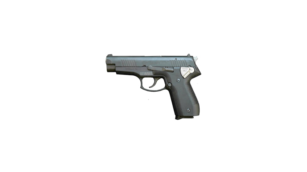 Arcadia Machine &amp; Tool On-Duty Pistol, 9mm Luger, 4.5in barrel, anodized aluminum frame, black carbon fiber grip, recoil operated semi-automatic, fixed white 3-dot, 15 round magazine, AMTONDUTY9MM4.51FRRMPG