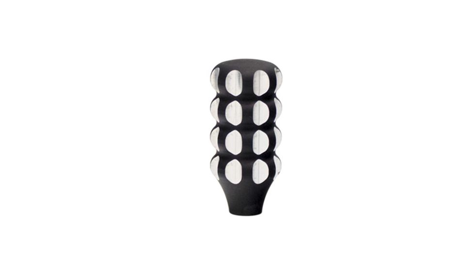 Anarchy Bolt Knob Grenade Two Tone, 5/16x24, Black ABK-GRN-BLKTT
