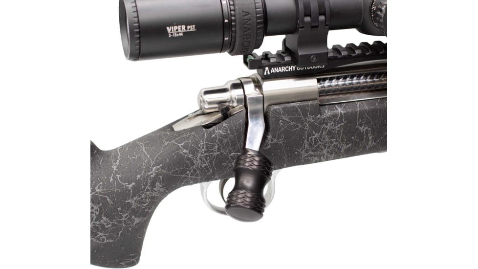 Anarchy Outdoors Clamp-On Bolt Knob for Remington 700, Black, 791617489400
