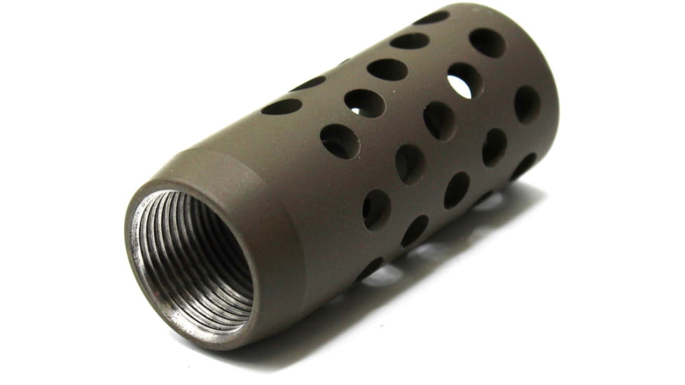 Anarchy Outdoors CVA Paramount Full Port Muzzle Brake, .50, 3/4x24, OD Green, 791617485891