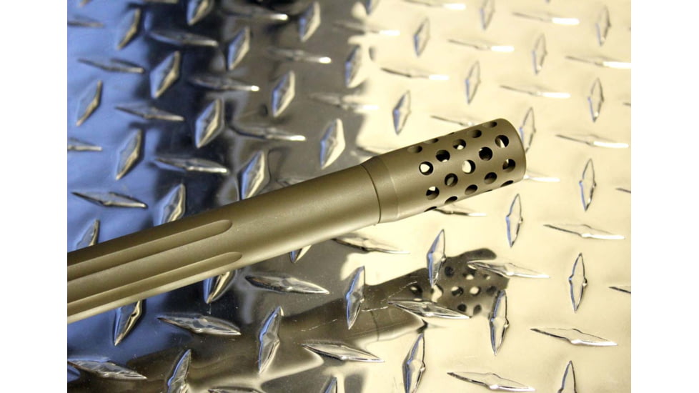 Anarchy Outdoors CVA Paramount Full Port Muzzle Brake, .50, 3/4x24, OD Green, 791617485891