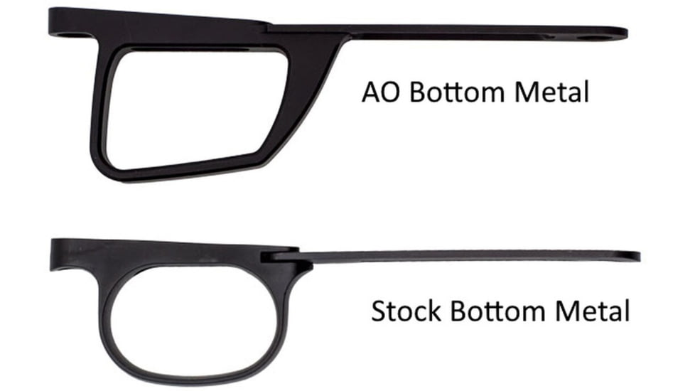 Anarchy Outdoors CZ 457 Bottom Metal, w/o Barricade Stop, Black, 791617483514