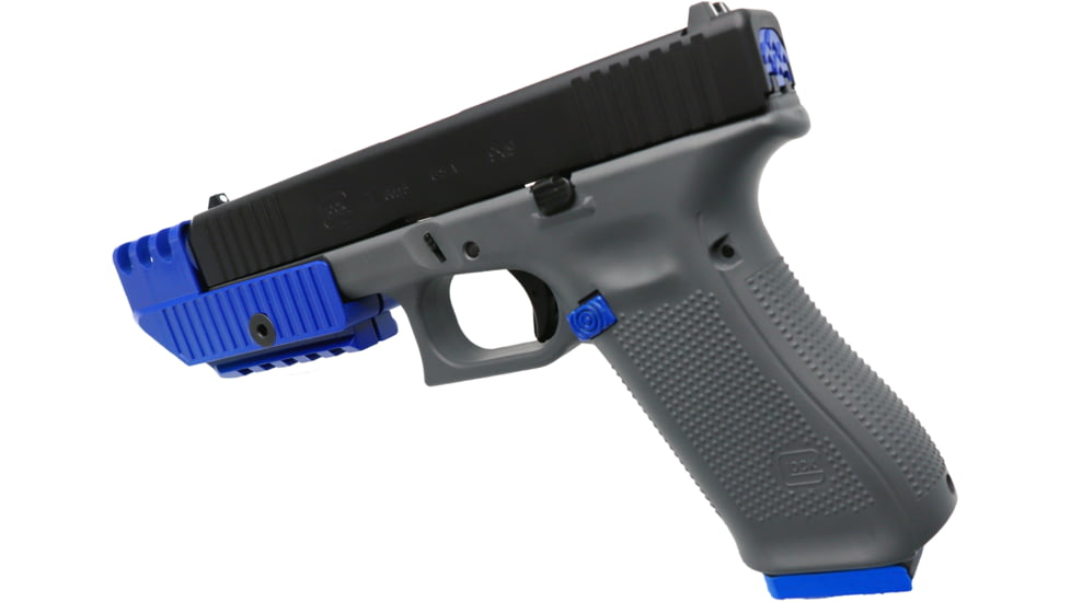 Anarchy Outdoors Glock 9mm/.40S&amp;W/.357 SIG/.45 GAP Extended Mag Release, Blue, Gen 4/5, 791617488250