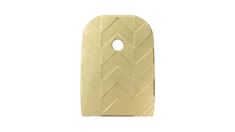 Anarchy Outdoors Glock 9mm/.40S&amp;W/.357 SIG/.45 GAP Baseplate, Gold, 791617488045