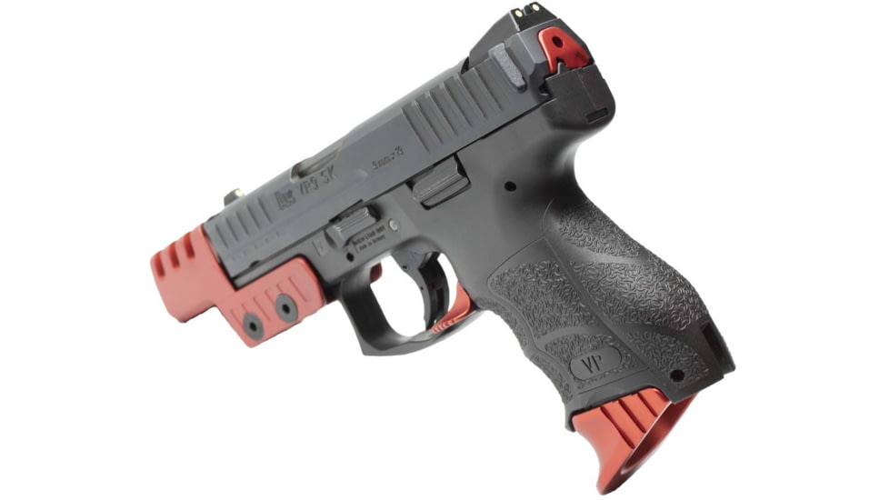 Anarchy Outdoors HK VP9-SK Grip Extension w/ Pinky Rest, Red, 791617486911