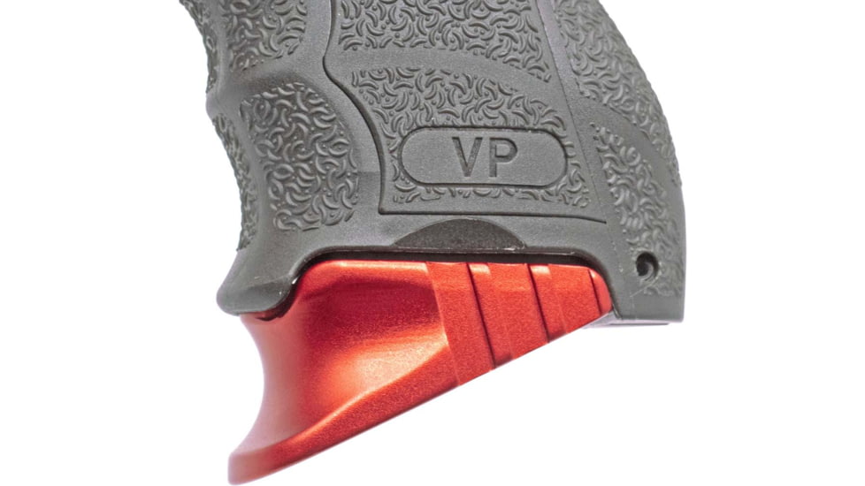 Anarchy Outdoors HK VP9-SK Grip Extension w/ Pinky Rest, Red, 791617486911