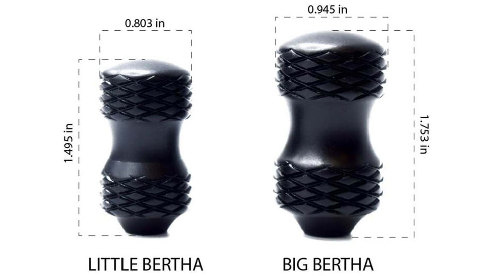 Anarchy Outdoors Little Bertha Standard Thread, Black, 791617485709