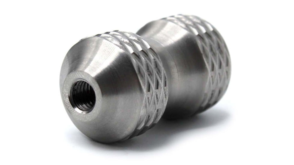Anarchy Outdoors Little Bertha Standard Thread, Polished Titanium, 791617485747