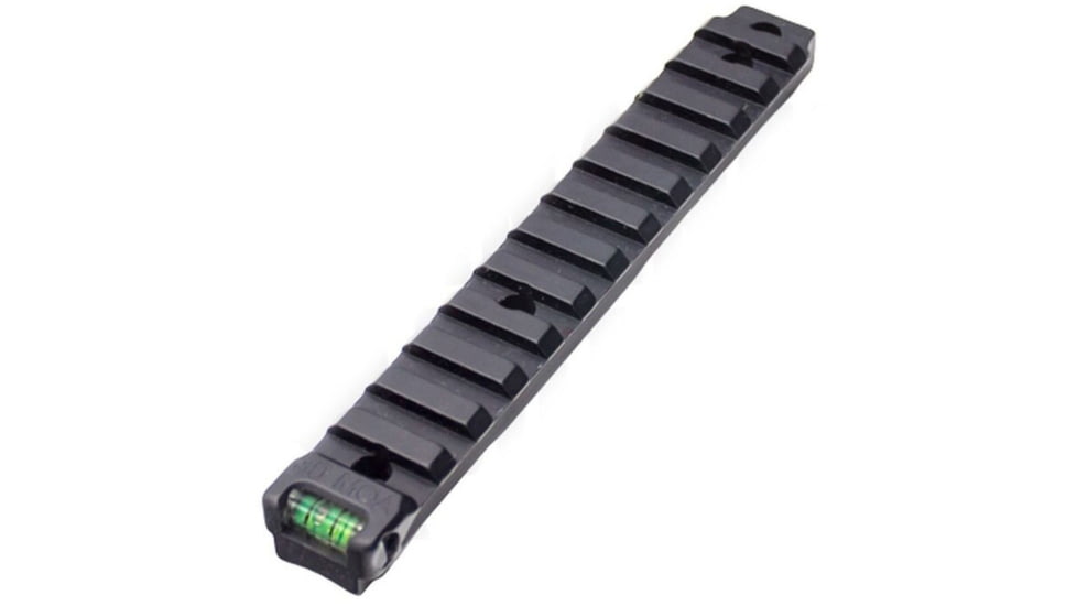 Anarchy Outdoors Ruger Precision Rimfire 30 MOA Scope Base w/ Bubble Level, Short Action, Black, 791617485204