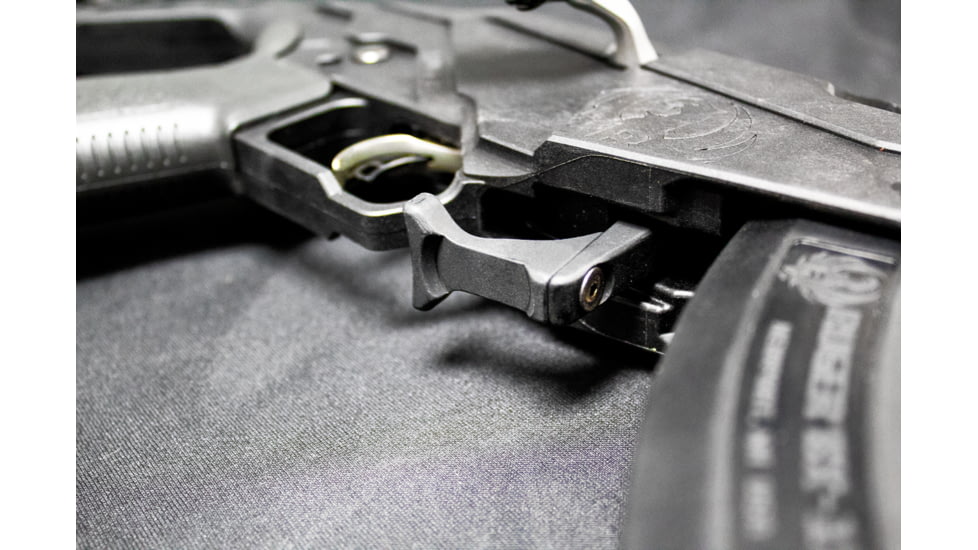 Anarchy Outdoors Ruger Precision Rimfire Extended Magazine Release Whale Tail, Black, 791617486102