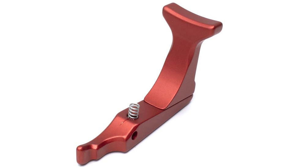 Anarchy Outdoors Ruger Precision Rimfire Extended Magazine Release Whale Tail, Red, 791617486119