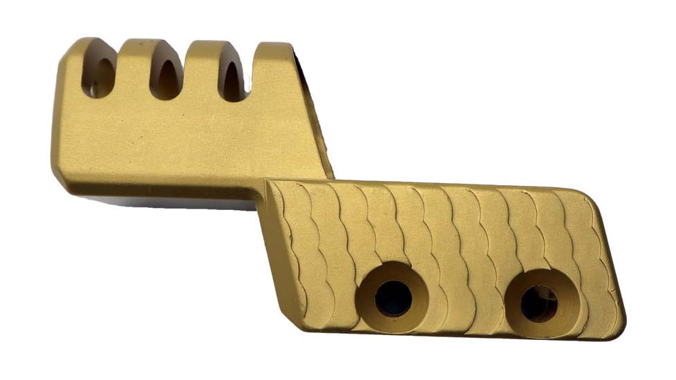 Anarchy Outdoors Smith &amp; Wesson M&amp;P Shield Compensator, 9mm, Gold, 791617487185