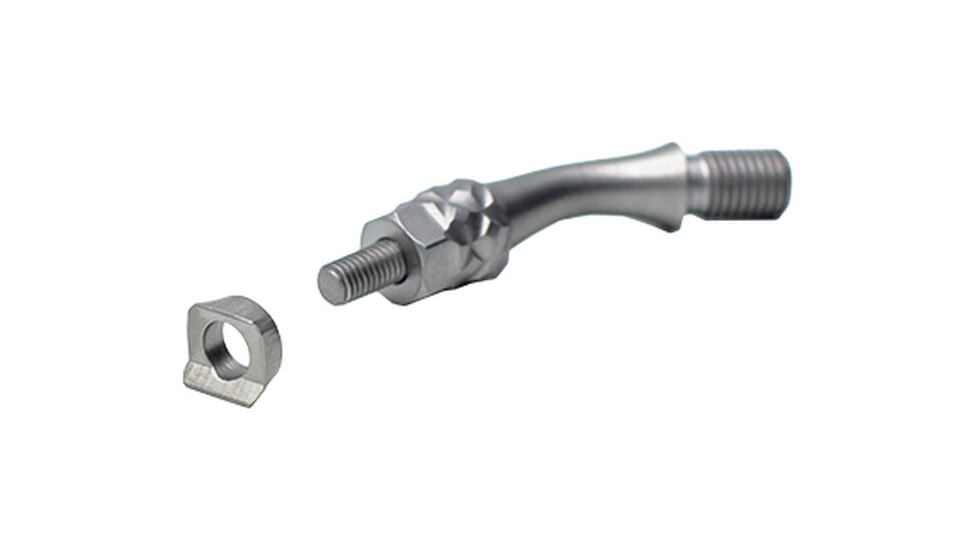 Anarchy Outdoors Tikka T1x Threaded Adjustable Bolt Handle Upgrade, Right Hand, Silver, 791617485068