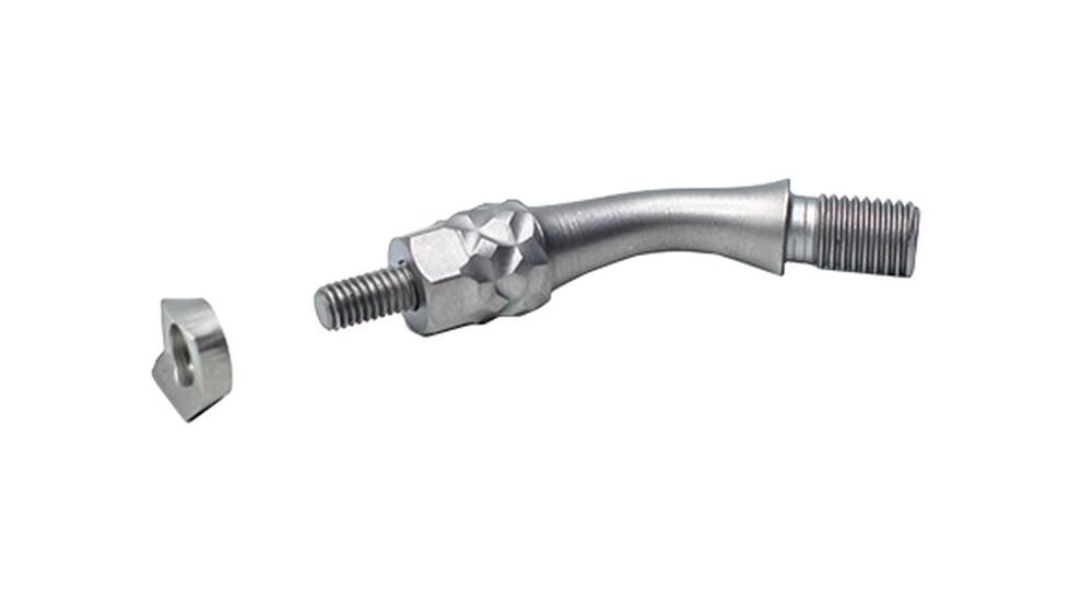 Anarchy Outdoors Tikka T1x Threaded Adjustable Bolt Handle Upgrade, Right Hand, Silver, 791617485068