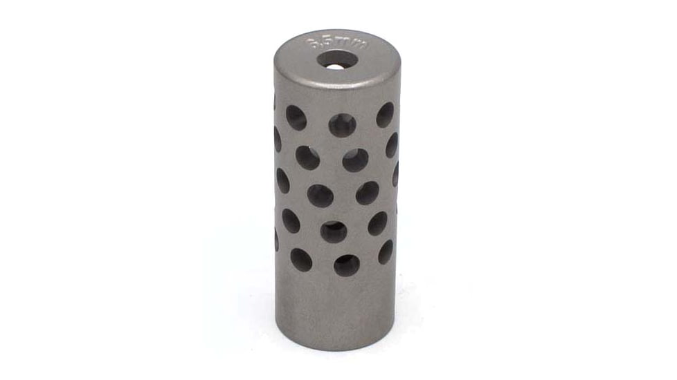 Anarchy Outdoors Titanium Full Port Muzzle Brake for RPR, Bead-Blasted Titanium, 791617480216