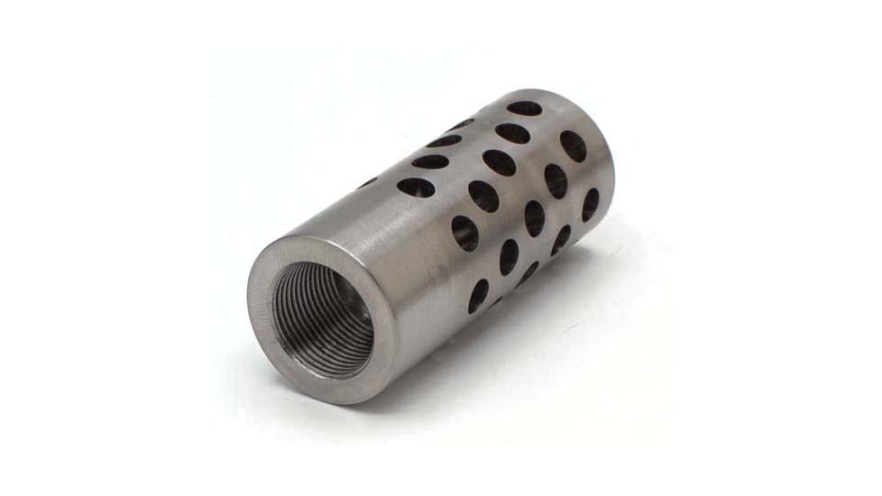 Anarchy Outdoors Titanium Full Port Muzzle Brake for RPR, Polished Titanium, 791617480209