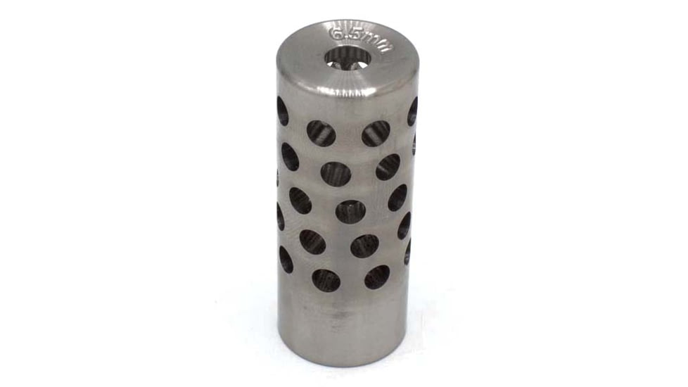 Anarchy Outdoors Titanium Full Port Muzzle Brake for RPR, Polished Titanium, 791617480209