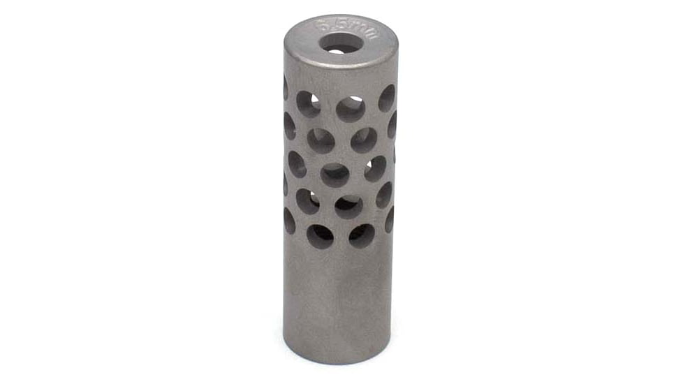 Anarchy Outdoors Titanium Full Port Muzzle Brake for Sig Cross, Bead-Blasted Titanium, 791617480247
