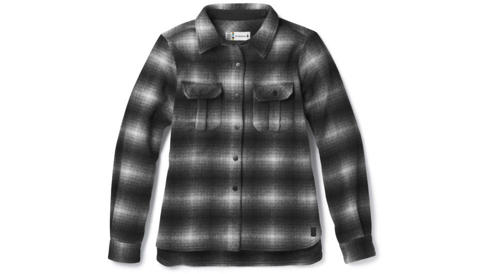 Smartwool Anchor Line Shirt Jacket-Women's, Medium Gray, Extra Small, SW000346052-XS
