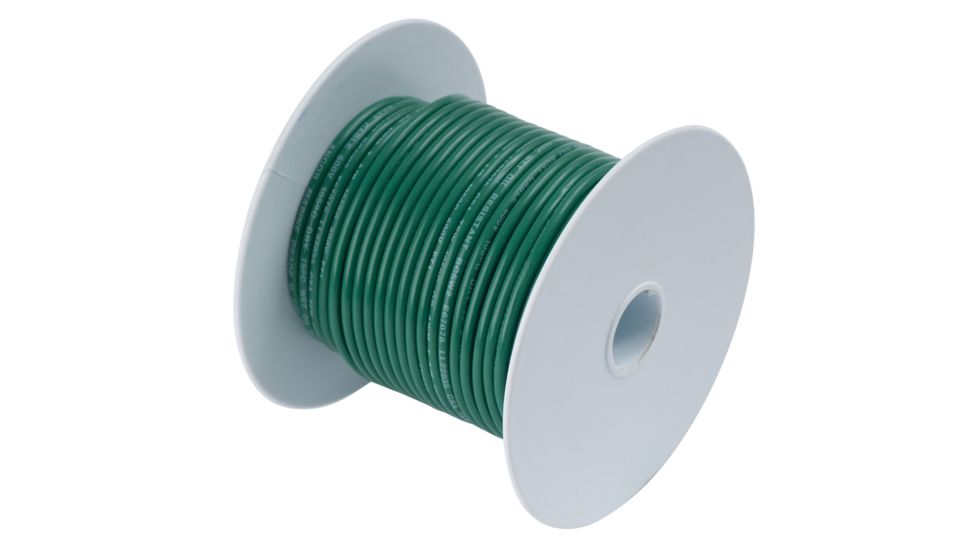 Ancor Green 8 AWG Battery Cable - 100' 48349
