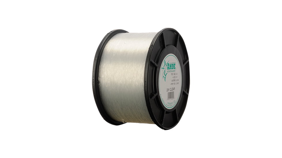 Ande Line Premium Mono Line 1/2lb Spool 125lb 150yd Clear, A12-125C