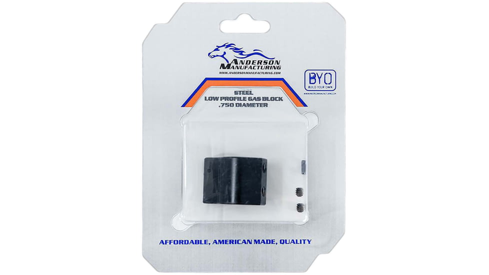 Anderson G2L054CA01-0P Low Profile Gas Block .750 Nitride Steel
