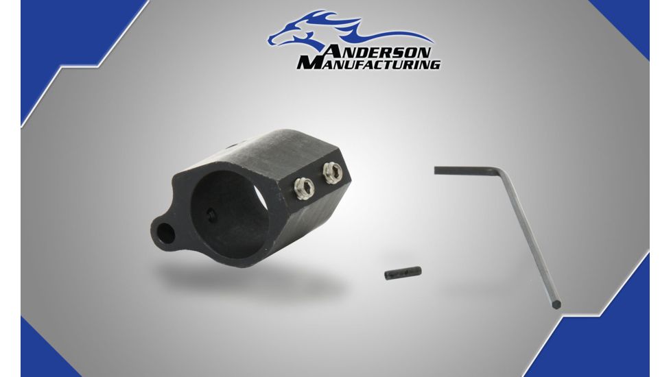 Anderson Manufacturing Adjustable Cold Rolled Steel Gas Block G2-L054-D000-0P, EDEMO2