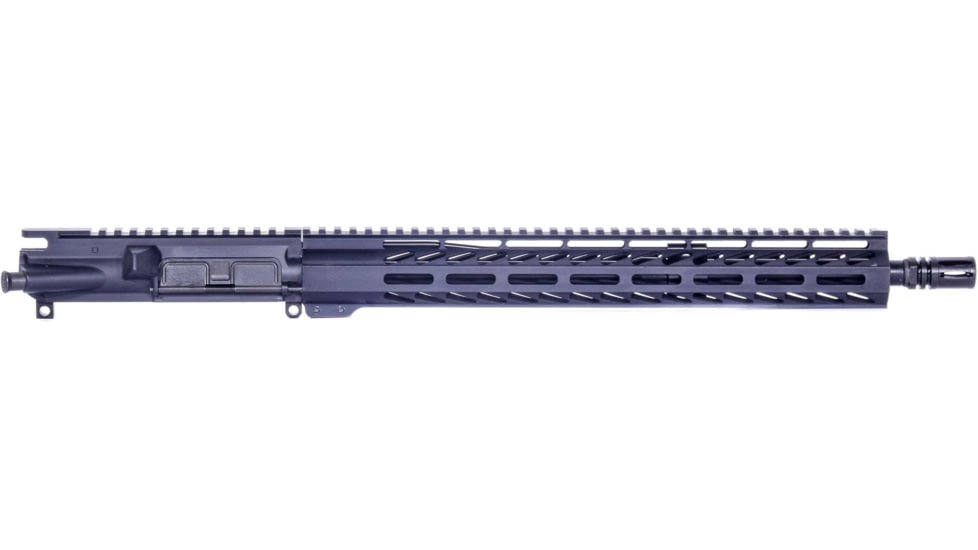Andro Corp Industries AR-15 5.56 NATO MLOK 5 Series Upper, 16in, No BCG/Charging Handle, Black, U55616MLMNBCG