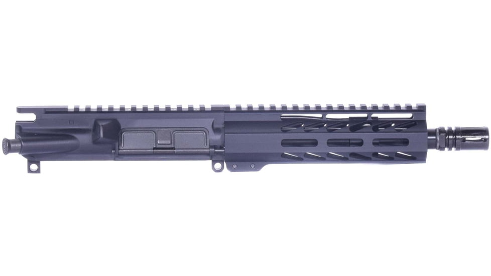 Andro Corp Industries AR-15 5.56 NATO MLOK 5 Series Upper, 8in, No BCG/Charging Handle, Black, U5568MLPNBCG